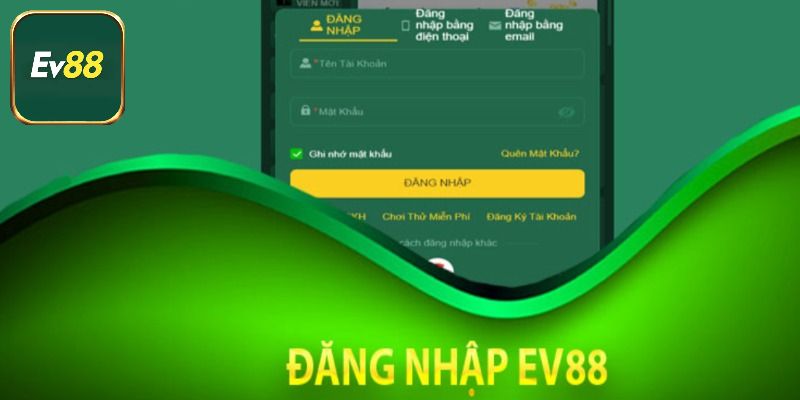 Hướng dẫn đăng nhập Ev88 trên máy tính